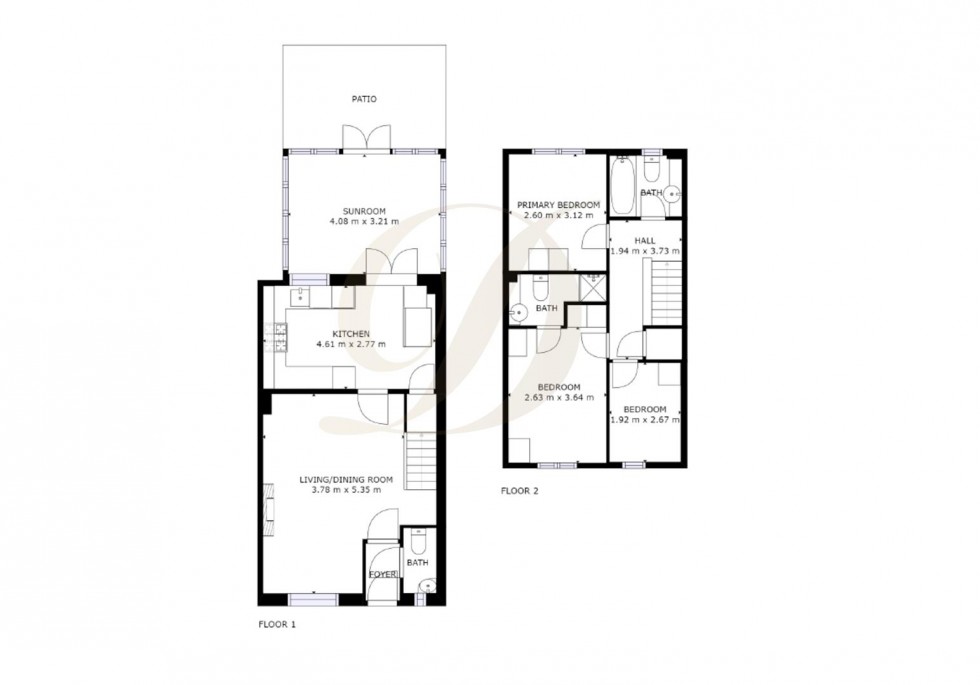 Floorplan for The Feathers, St Helens, WA10 4
