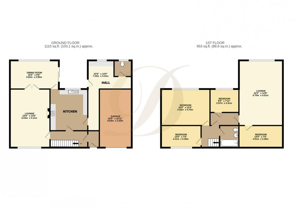 Floorplan for The Avenue, Rainford, WA11 8