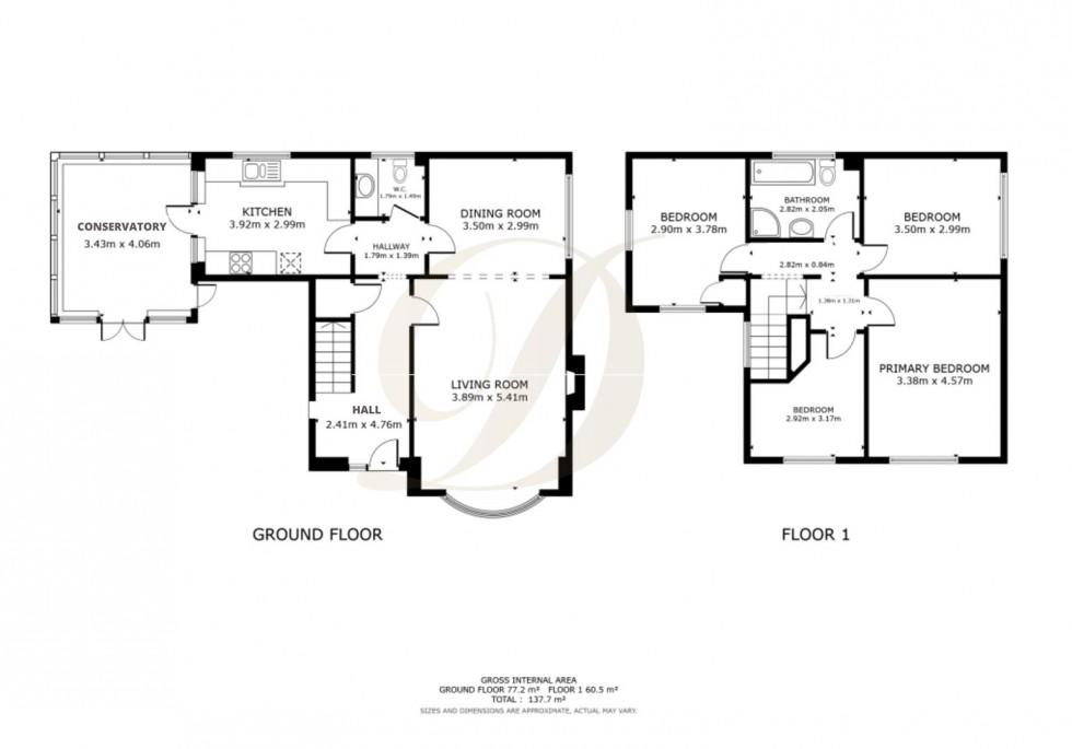 Floorplan for Moss Brow, Rainford, WA11 8
