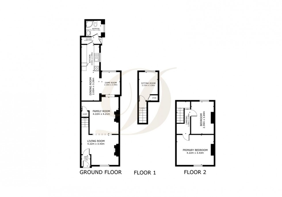 Floorplan for Albion Street, St. Helens, WA10 2