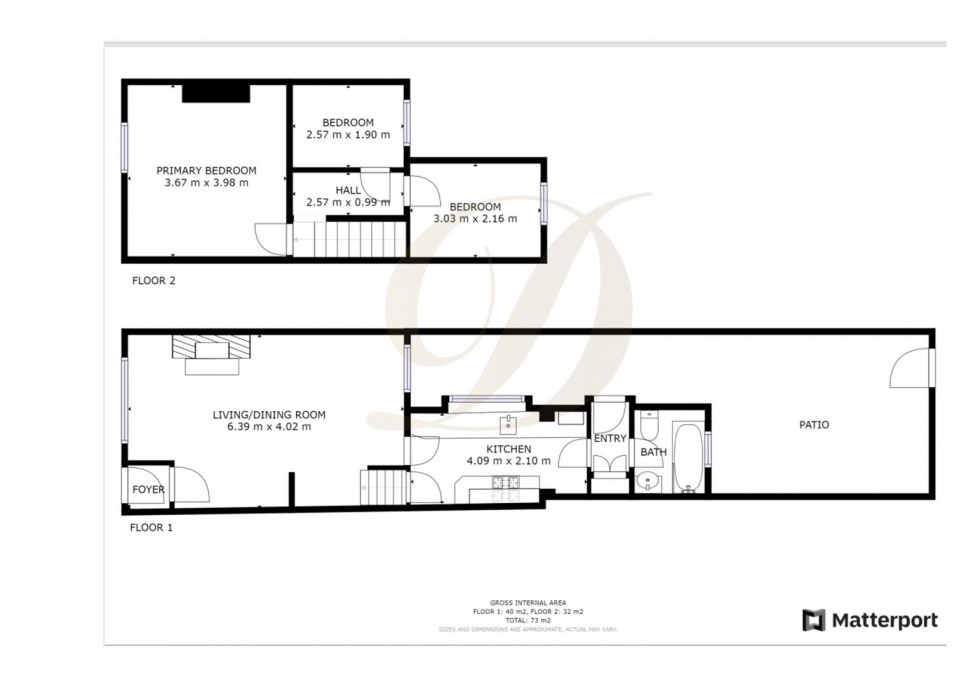 Floorplan for Exeter Street, St. Helens, WA10 4