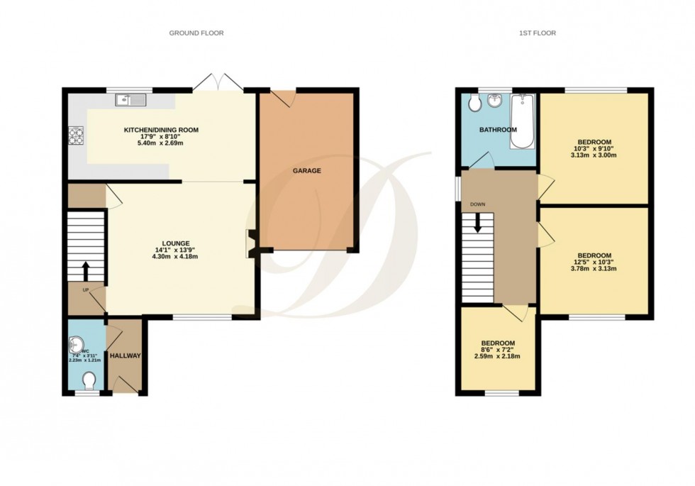 Floorplan for Dalehead Place, St. Helens, WA11 7