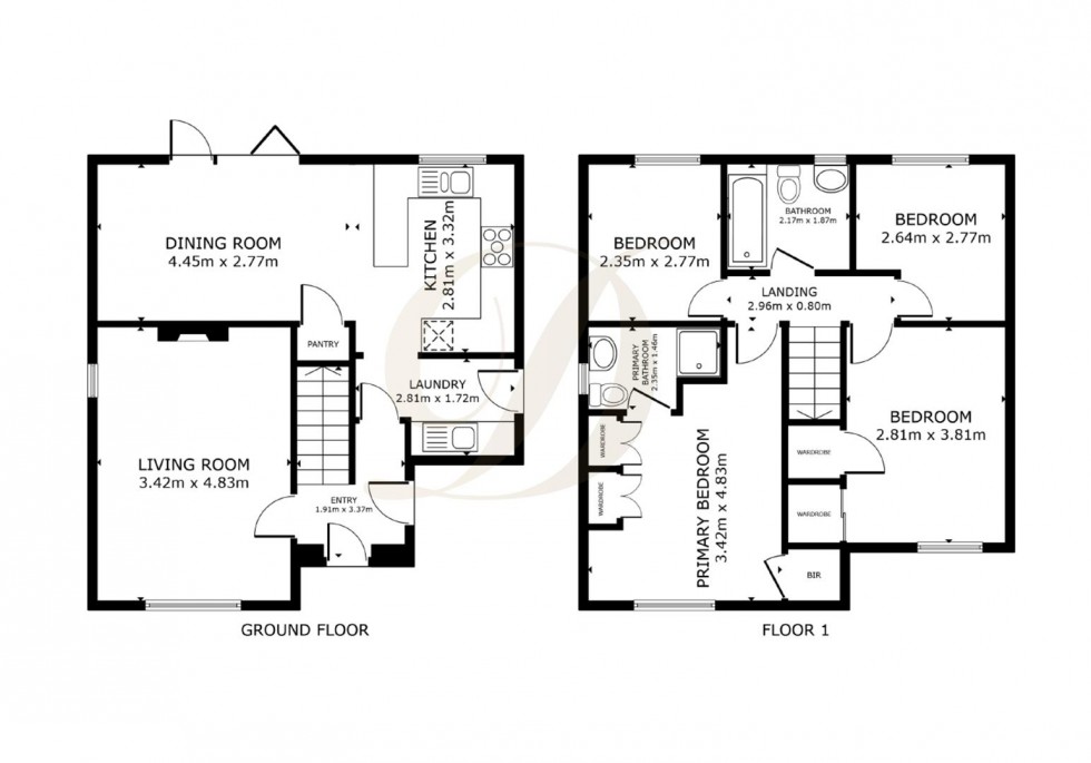 Floorplan for Carnforth Drive, St. Helens, WA10 6