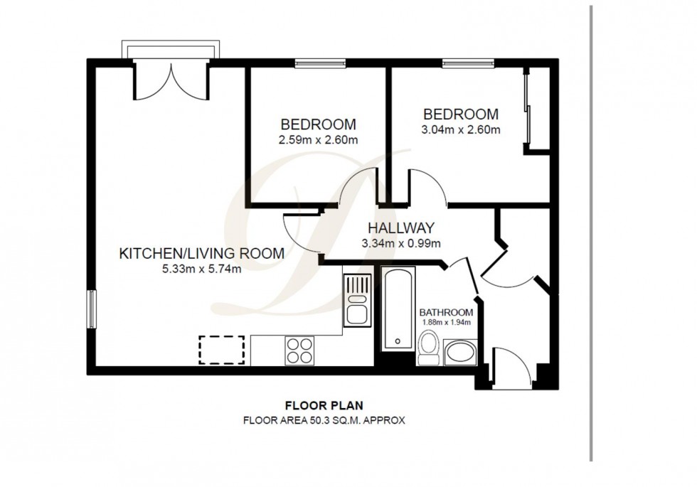 Floorplan for Speakman Way, Prescot, L34 5