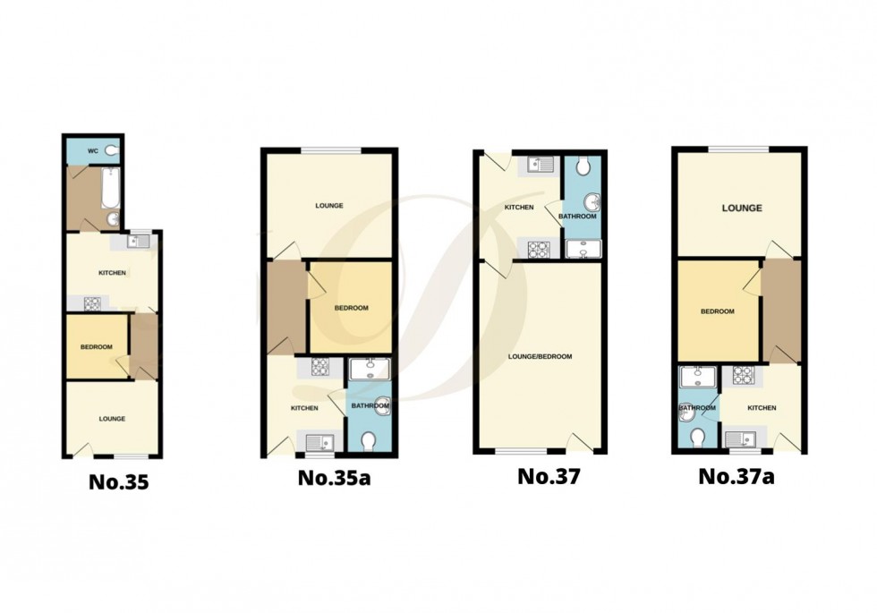 Floorplan for (4 x Flats Included) Peckers Hill Road, St. Helens, WA9 3