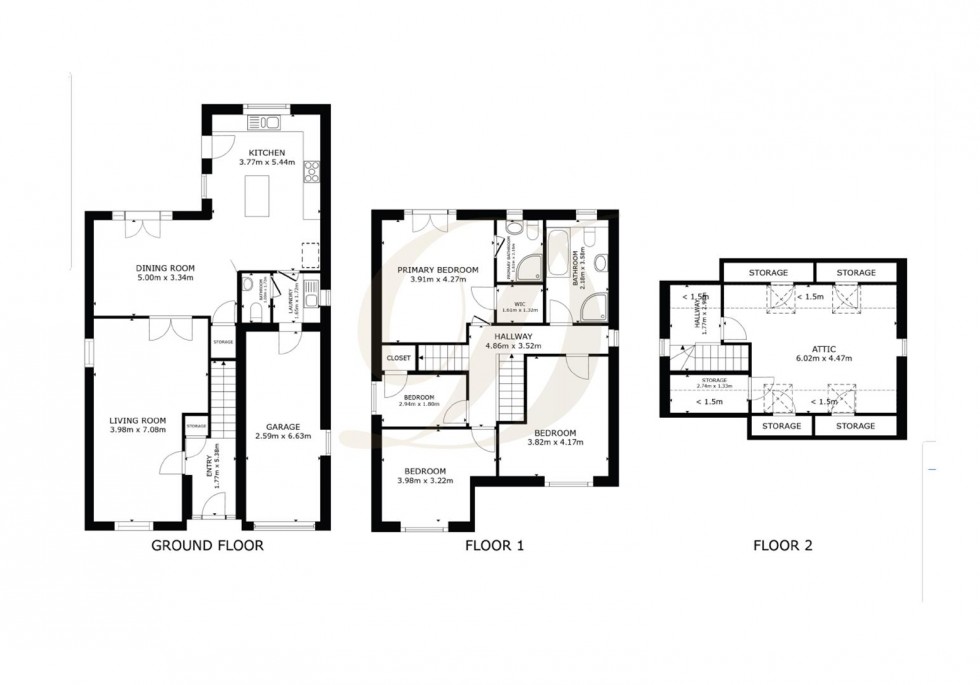 Floorplan for Stanley Avenue, Rainford St Helens, WA11 8