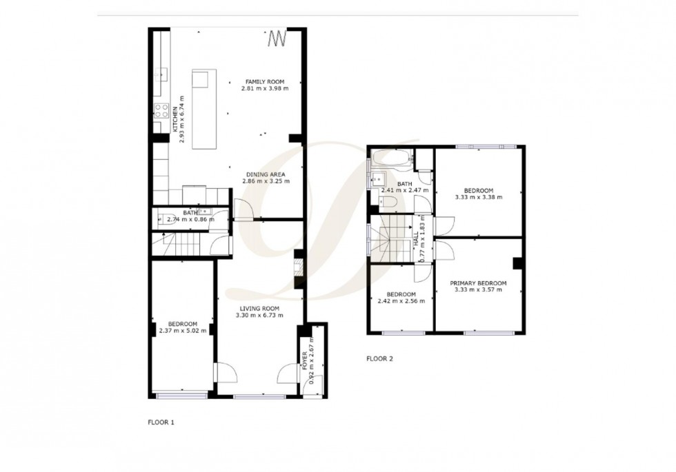 Floorplan for Elm Drive, Billinge, Wigan, WN5 7