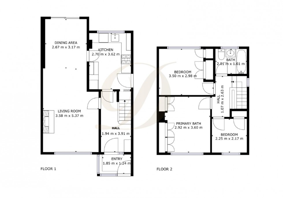 Floorplan for Stanley Avenue, Rainford, St. Helens, WA11 8