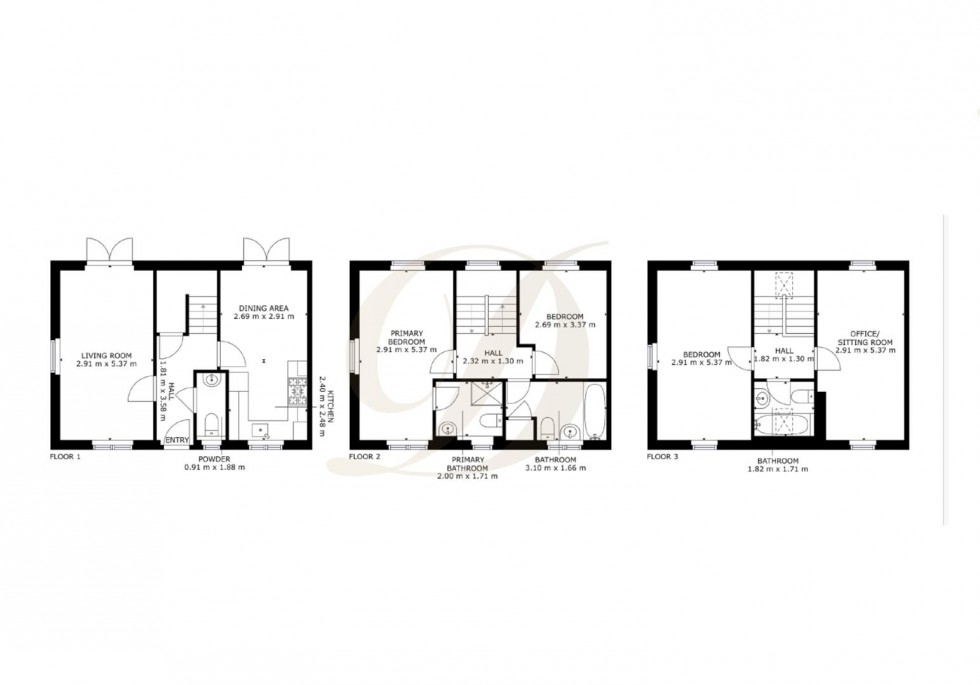 Floorplan for St. Thomas Close, Windle, St Helens, WA10 6