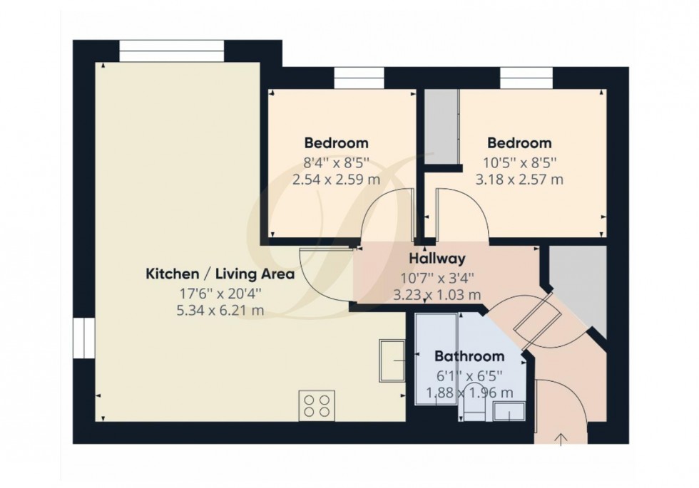 Floorplan for Charles Court, Speakman Way, Prescot, L34 5