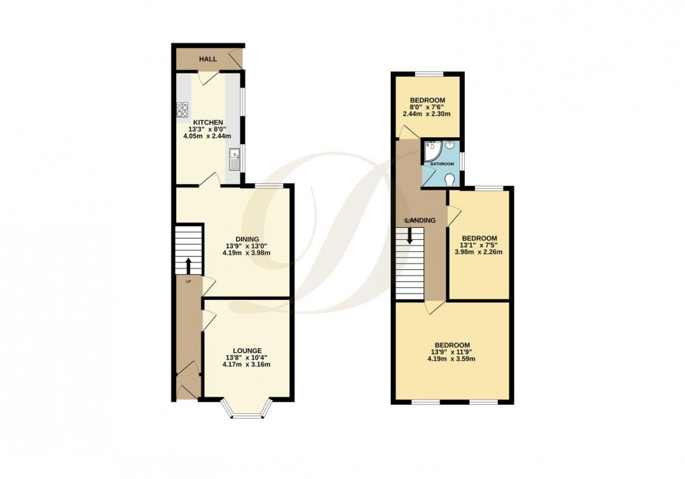 Floorplan for Warrington Road, Whiston, Prescot, L35 2UA
