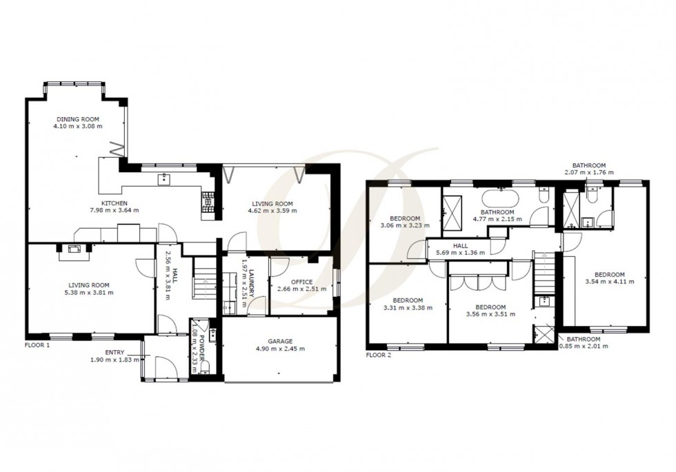 Floorplan for Stretton Avenue, Billinge, WN5 7TG