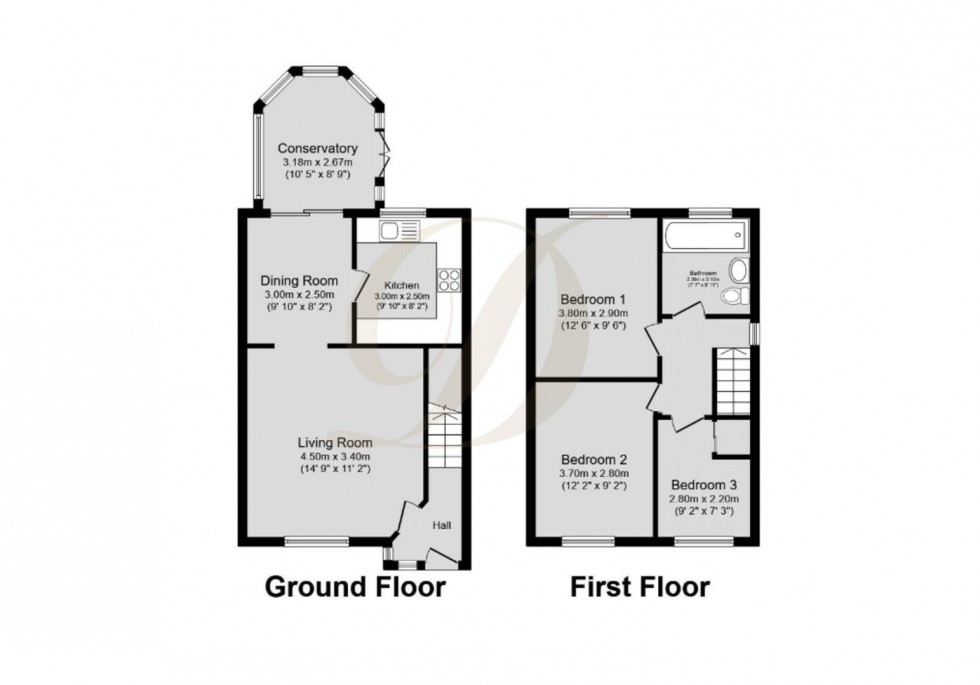 Floorplan for Great Delph, Haydock, St Helens, WA11 0YE