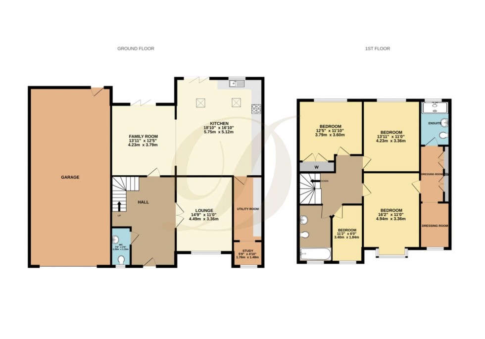 Floorplan for Kiln Lane, Eccleston, WA10 4
