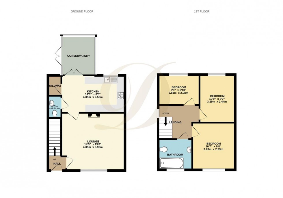 Floorplan for Burns Road, Sutton Manor, St Helens, WA9 4AJ