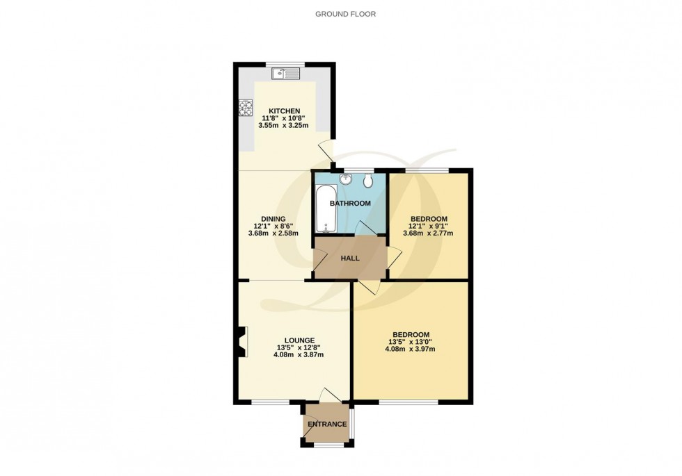 Floorplan for Woodlands Road, St Helens