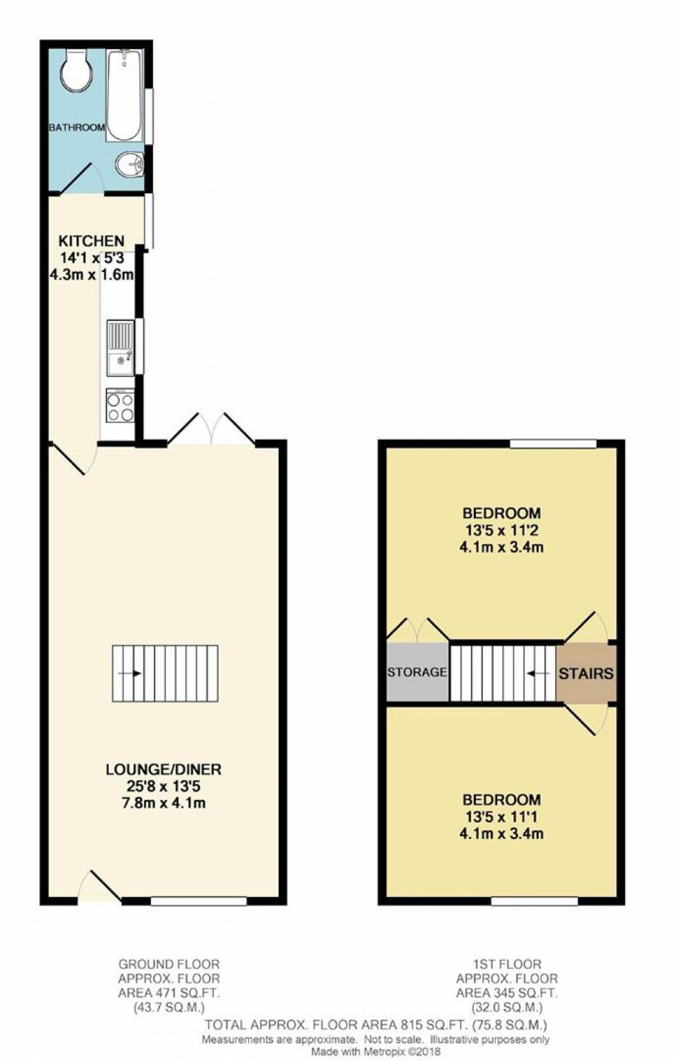 Floorplan for Ormskirk Road, Rainford, WA11 8DH