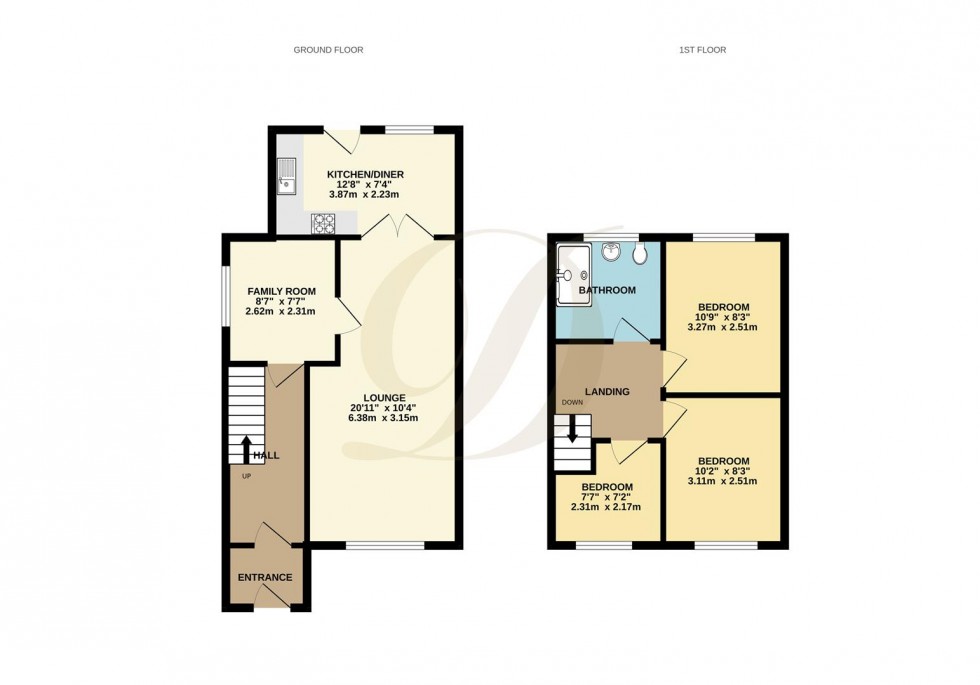 Floorplan for Holly Bank Grove, St Helens, WA9 1EH