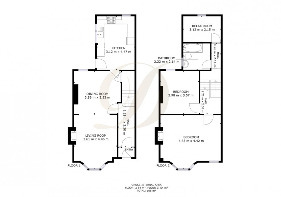 Floorplan for Larch Street, Southport