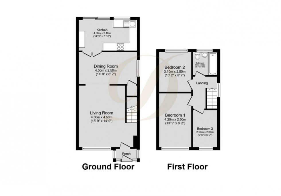 Floorplan for Sycamore Avenue, Haydock, St Helens.WA11 0JP