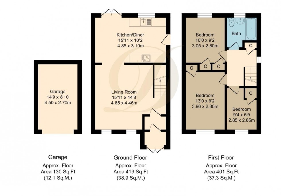 Floorplan for West End Road, Haydock, St Helens, WA11 0AQ