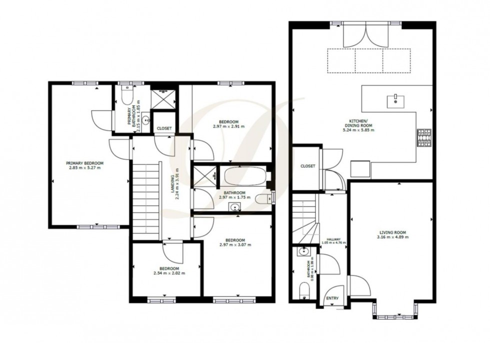 Floorplan for Fishwick Close, Sutton Leach, St Helens, WA9 4YX