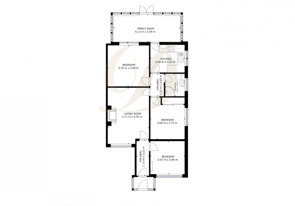 Floorplan for Wells Avenue, Billinge, Wigan, WN5 7NN