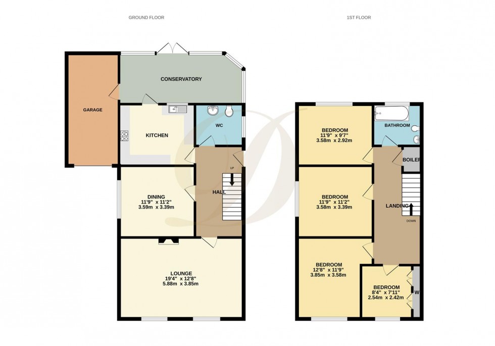 Floorplan for Pine Dale, Rainford, St. Helens