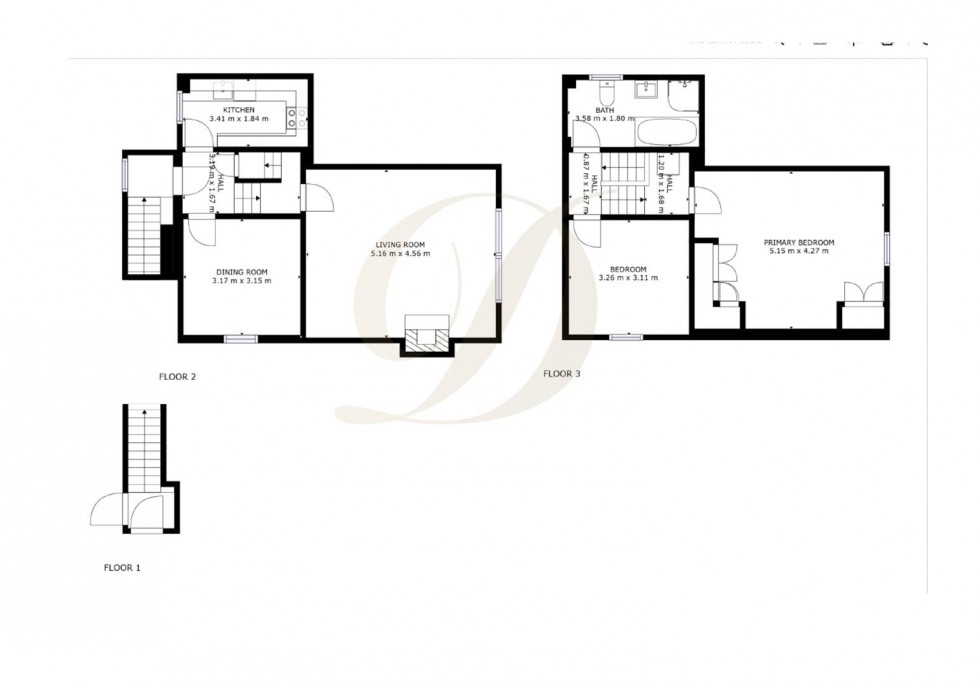 Floorplan for Market Street/Queen Anne Street, Southport, PR8 1