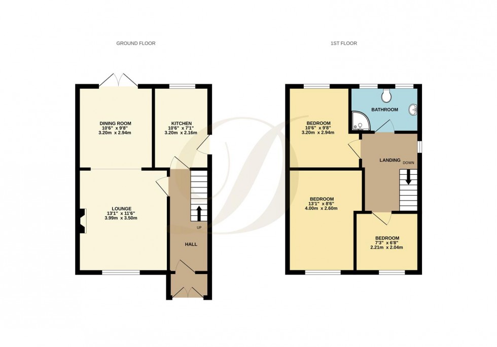 Floorplan for Witton Way, Rainford