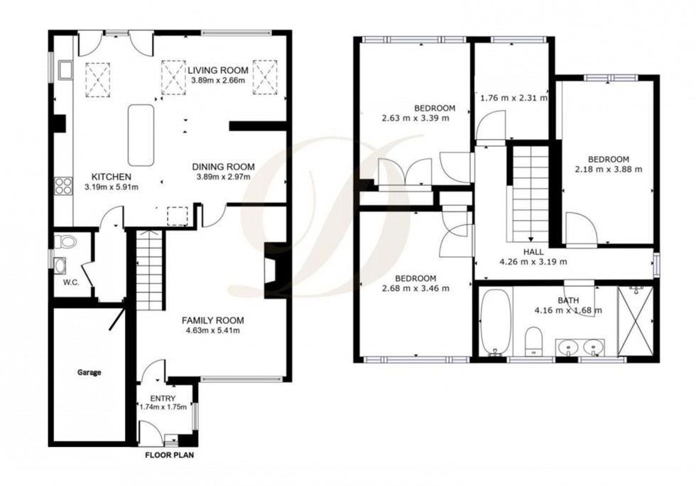 Floorplan for Broadway, Eccleston, St Helens, WA10 5PH