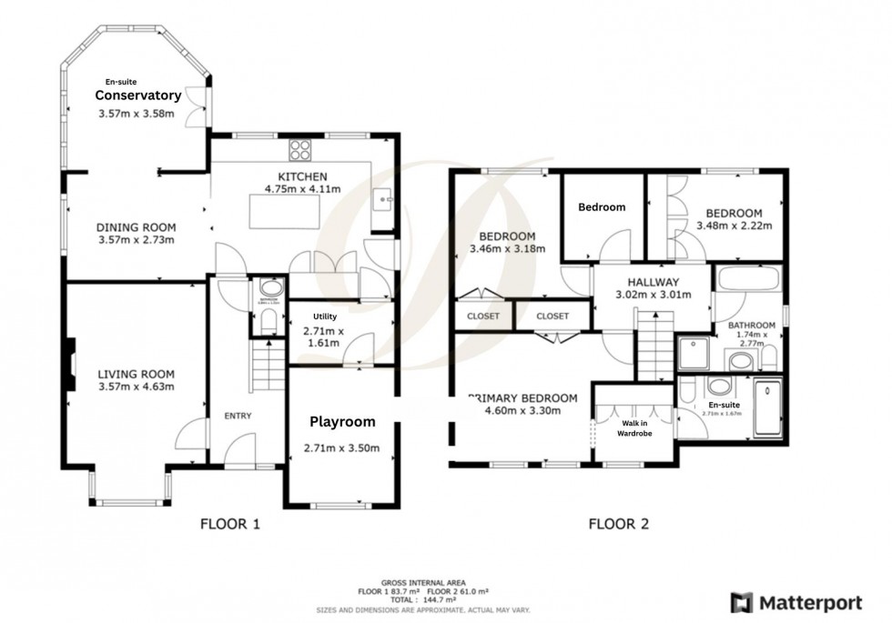 Floorplan for Chapel View, Crank, St Helens, WA11 7SJ