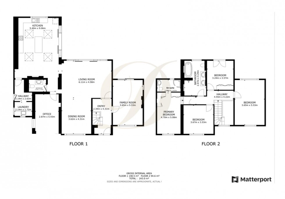 Floorplan for Gillars Lane, St Helens, WA10 5PZ