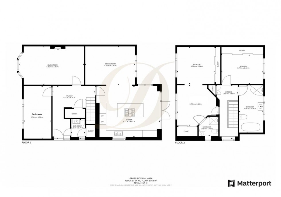 Floorplan for Seacroft Crescent, Southport, PR9 9FR