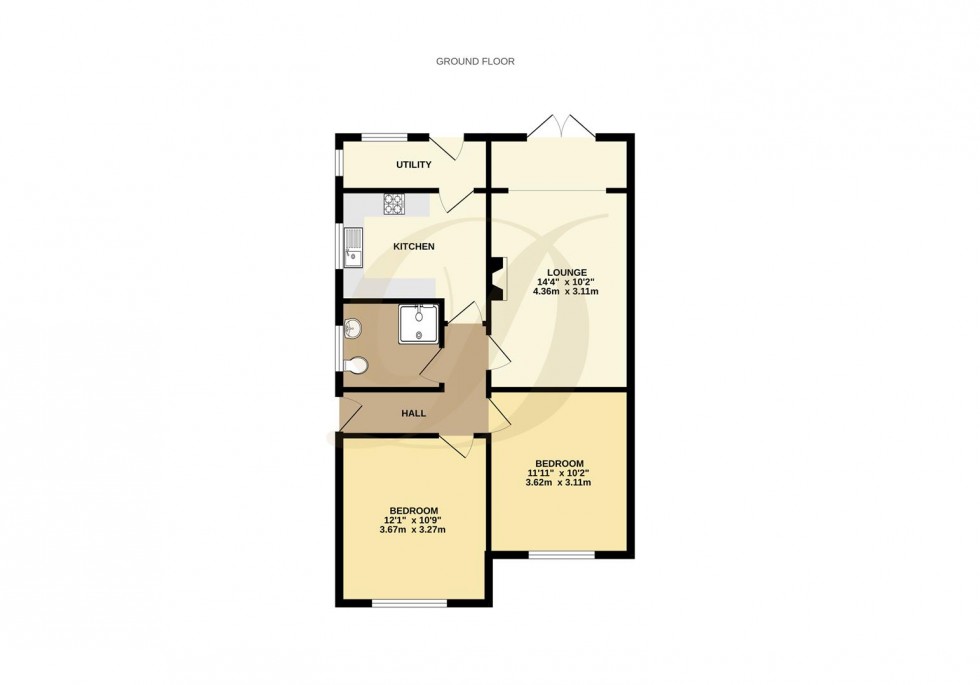 Floorplan for Carter Avenue, Rainford, St. Helens, WA11 8EL