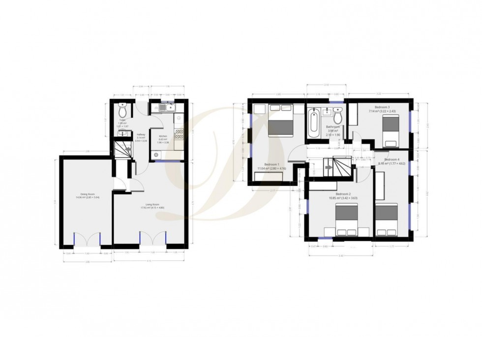 Floorplan for Layton Way, Prescot, L34 5NR
