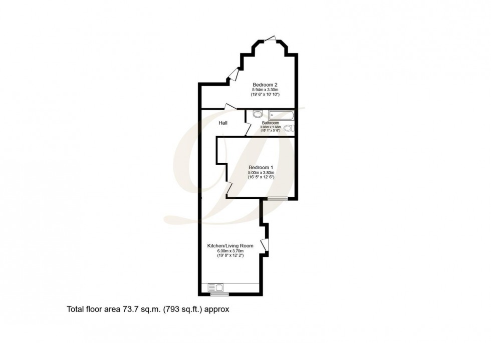 Floorplan for Prescot Road, St Helens, WA10 3TY