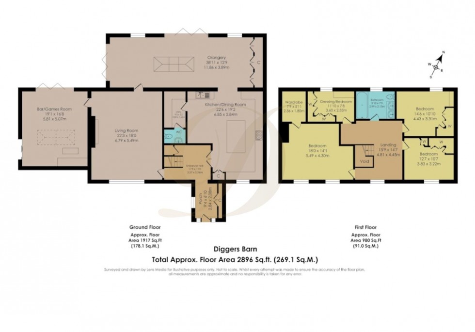Floorplan for Ferny Knoll Road, Rainford, St. Helens, WA11 7