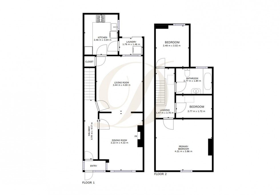 Floorplan for Mill Lane, St Helens, WA9 4EY