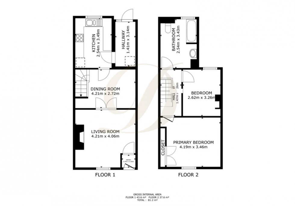Floorplan for Grafton Street, St Helens, WA10 4HJ
