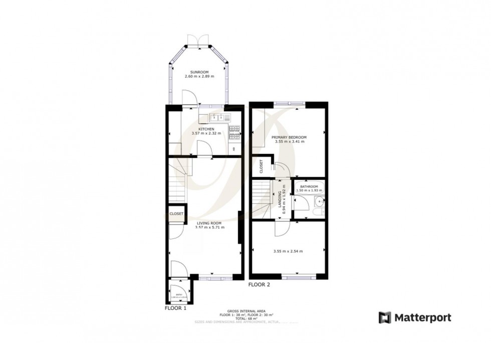 Floorplan for Hopkins Close, St Helens, WA10 4JP