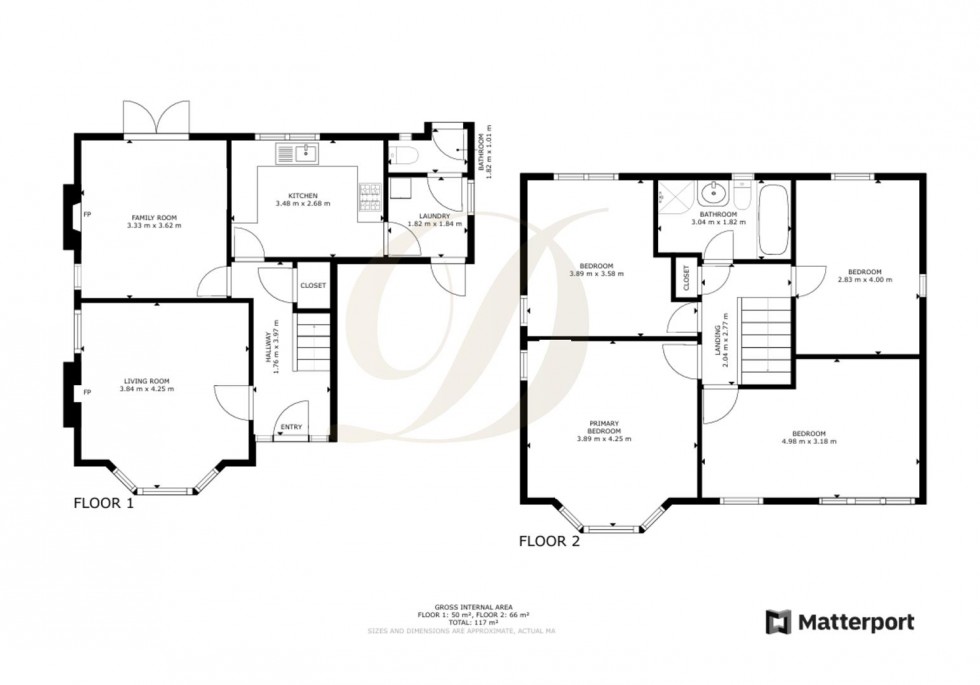 Floorplan for Prescot Road, St Helens