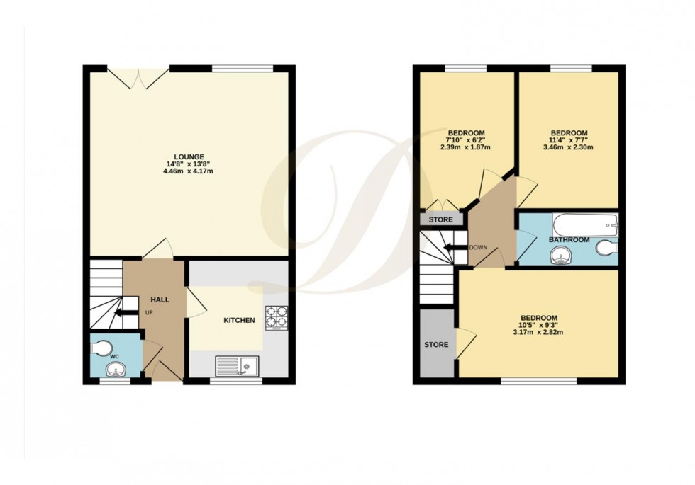 Floorplan for Bourne Gardens, Peasley Cross, WA9 5