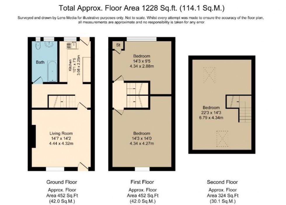 Floorplan for Lyme Street, Haydock, St Helens, WA11 0NL