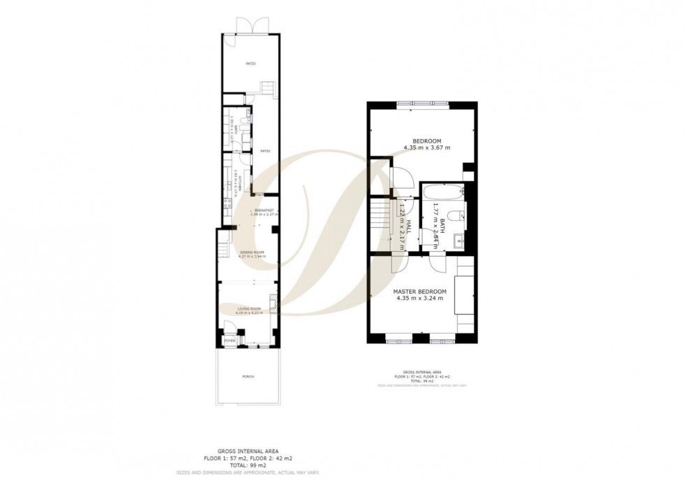 Floorplan for Billinge Road, Ashton-In-Makerfield, Wigan