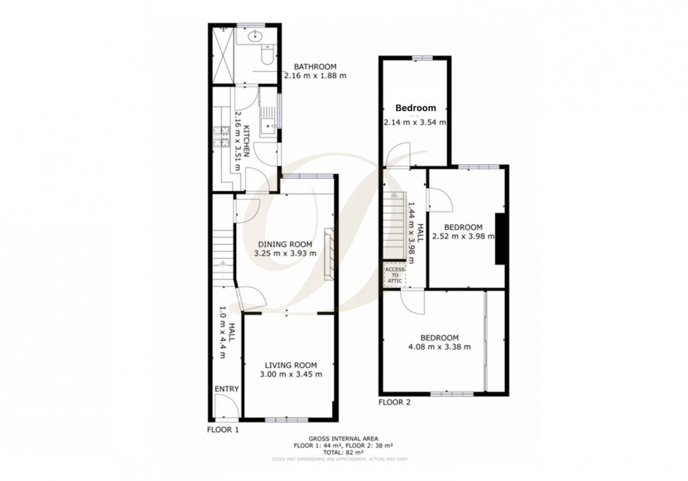 Floorplan for Greenfield Road, Dentons Green, St Helens, WA10 6SH