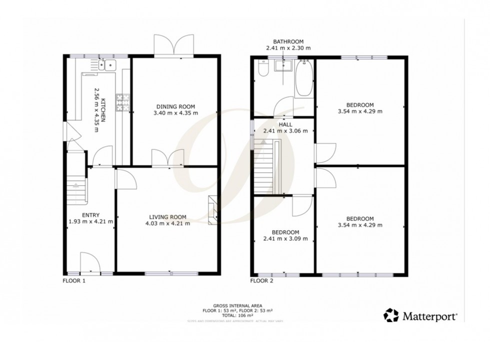 Floorplan for Masefield Grove, Dentons Green, St. Helens