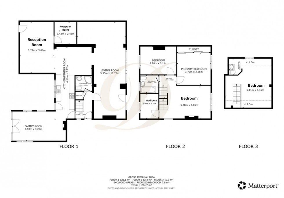Floorplan for Knowsley Road, St. Helens
