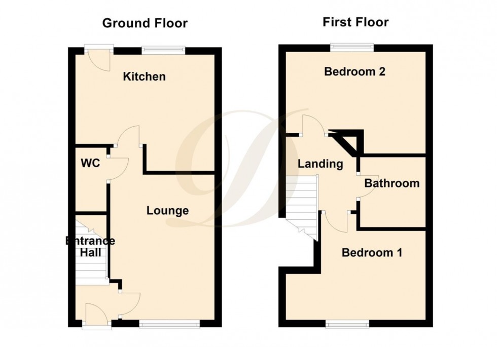 Floorplan for Deerfield Close, St Helens, WA9 1HJ