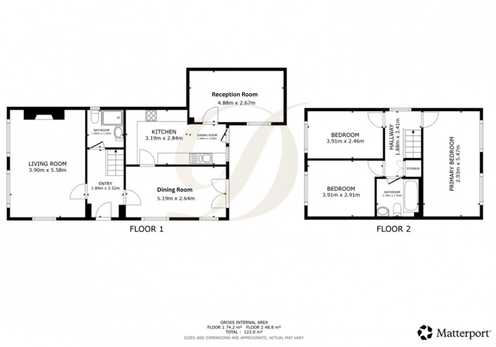 Floorplan for Ormskirk Road, Rainford, WA11 8DB
